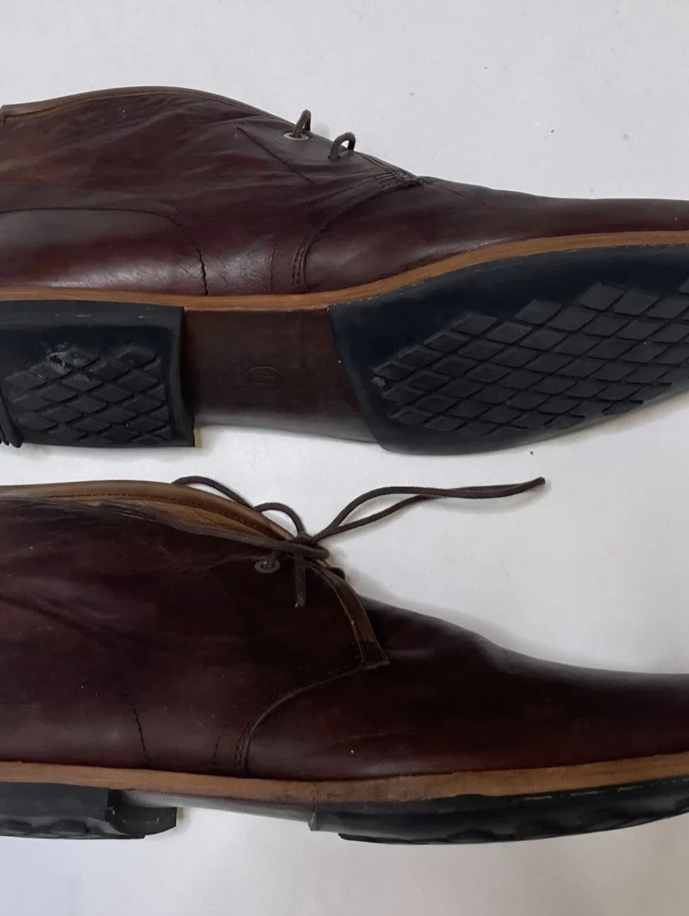Mens Sz 11 Timberland Boot Company WODEHOUSE Brown Leather Chukka Boots 75509